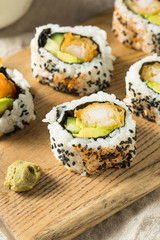 Homemade Shirmp Tempura Sushi Roll