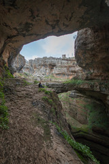 Balou Balaa waterfall (Baatara Gorge Waterfall),  Tannourine, Lebanon, Middle East