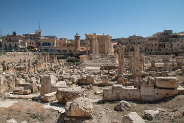 Fototapeta na wymiar Ruins of Baalbek, Lebanon