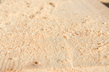 Background of the stack of boards. Boards closeup. Wood texture.