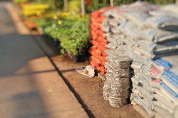 Bags of garden soil for sale