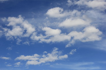Fototapeta na wymiar さわやかな青空と白い雲