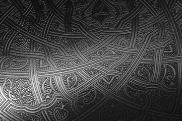 abstract seamless background, antique silver plate