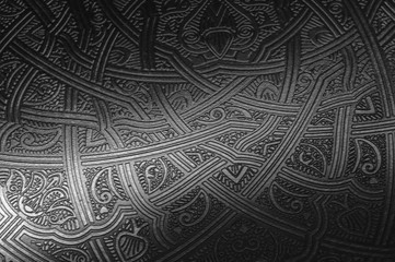 abstract seamless background, antique silver plate