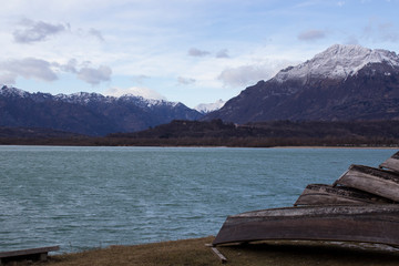 Lago di Santa Croce barca
