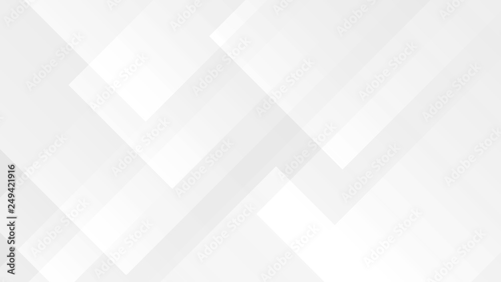 Canvas Prints white gradient abstract polygon pattern on gray background.