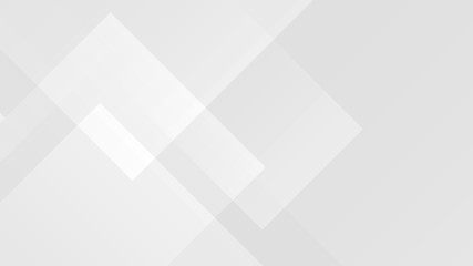 White gradient abstract polygon pattern on gray background.
