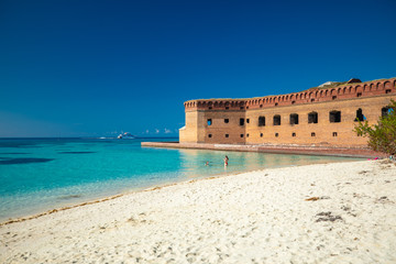 Obraz premium Dry Tortugas National Park, Fort Jefferson. Florida. USA. 