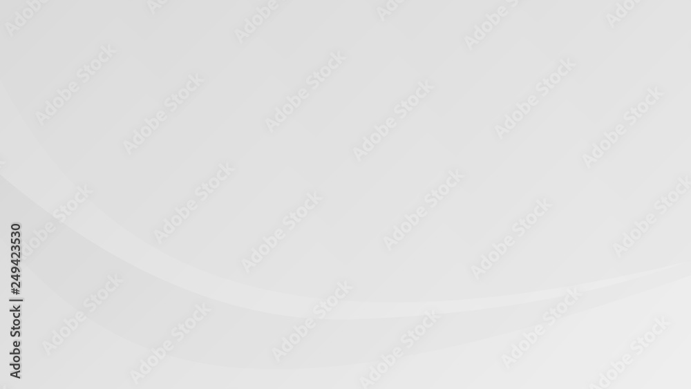 Canvas Prints white gradient abstract curve pattern on gray background.