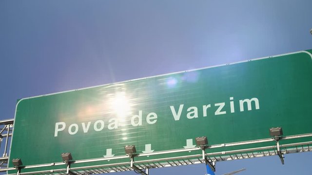 Airplane Landing Povoa de Varzim