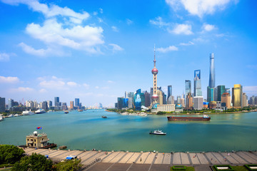 Shanghai city skyline