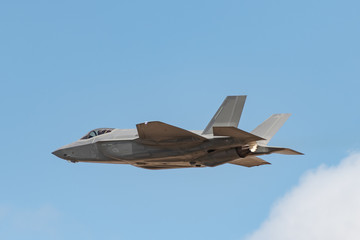 Fototapeta na wymiar Lockheed Martin F-35A Lightning II 