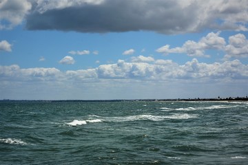 Fototapeta premium Ocean and blue sky.Melbourne.Australia