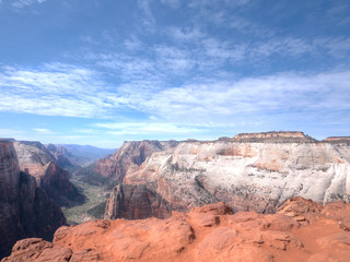 Looking down on the Canyon
