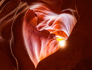 Heart of Antelope Canyon: Do you feel the love from mother nature?  Happy Valentine's Day!!