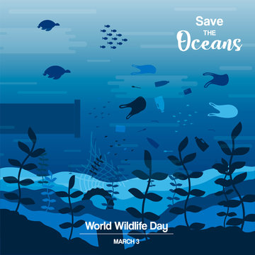 Wildlife Day Concept For Ocean Life Protection