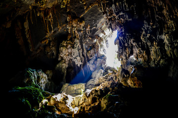 cave in cave, digital photo picture as a background