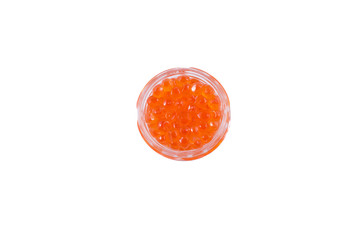 Red caviar. 