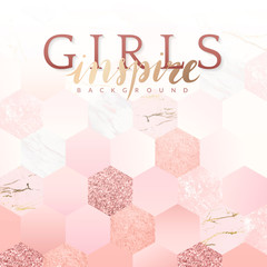 Girly inspire background