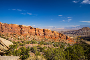 Fototapeta na wymiar Colorado National Monument. National park in the Mesa County, Colorado. USA