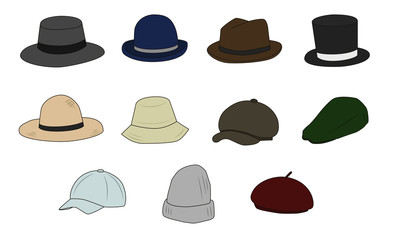 いろいろな帽子