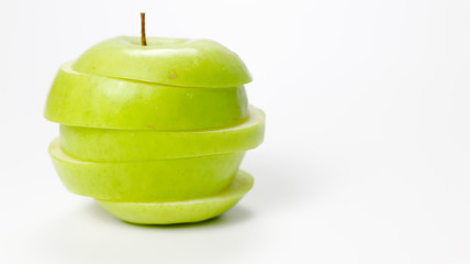 Green Apple sliced