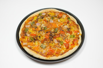 Pizza with sauce