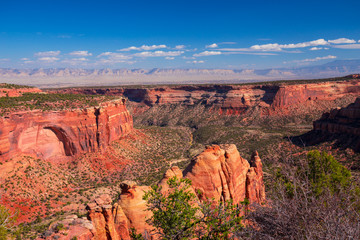 Colorado National Monument. National park in the Mesa County, Colorado. USA.