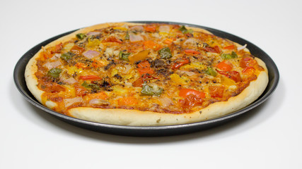 Pizza with sauce