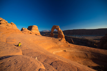 Delicate Arch. Arches National Park. Moab, Utah, USA
