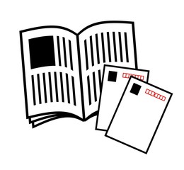 雑誌とはがき