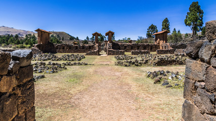 The ruins of the temple Raqch'i