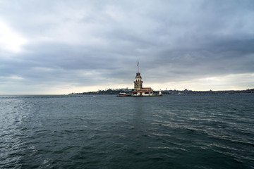 Fototapeta na wymiar The Maiden's Tower of Istanbul