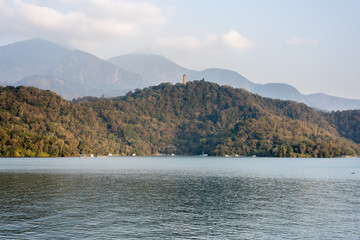 landscape of Sun Moon Lake