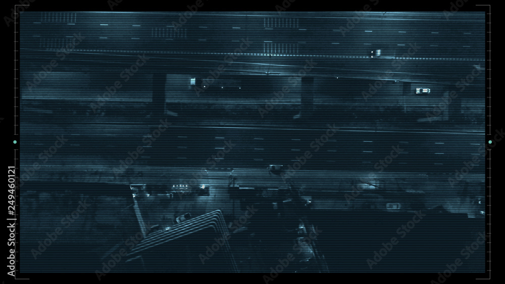 Aufkleber futuristic hud satellite car surveillance and identification counter terrorist monitoring highway tr