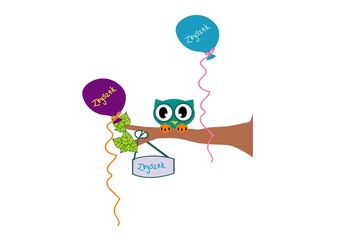 sowa, urodziny, imię