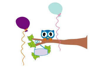 sowa, tabliczka © monikakosz