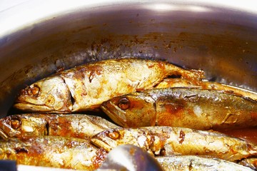 meat or fish boiled with salt foods of Thailand