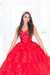 Teen Girl At A Beauty Pageant