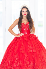 Teen Girl At A Beauty Pageant