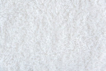 White delicate soft  background of plush fabric