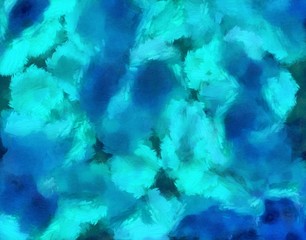 Abstract grunge background. Dirty style pattern. Simple painting art template with large textured brush strokes. Colorful pretty texture drawing by hand. Digital indigo wallpaper. Vintage backdrop