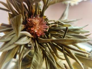 Chinese tea associated with flowers