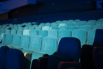 Obraz premium empty auditorium with seats