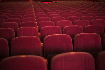 Obraz premium empty auditorium with seats