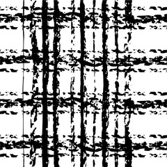 Seamless pattern pensil texture. Hand drawn lines stripes. White and black illustrations. Collage abstraction for your design