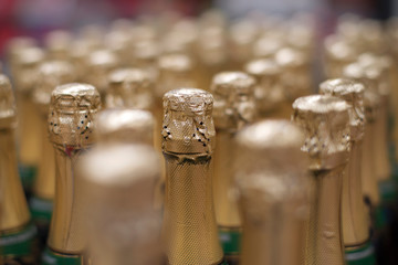 Fototapeta na wymiar bottles of champagne