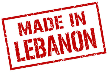 made in Lebanon stamp