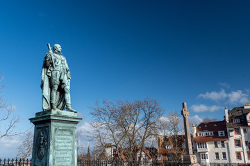 Fototapeta premium Statue at Edinburgh Castle