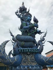 A Blue object at Blue Temple in Chiang Rai, Thailand